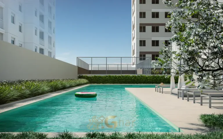 Piscina do Cury Square Panamby no Panamby, São Paulo