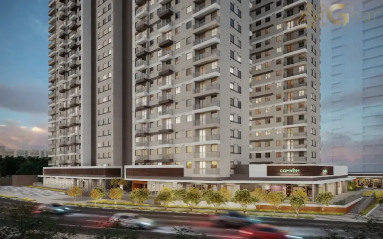 Fachada do Cury Square Panamby Residencial Itapaiúna no Panamby