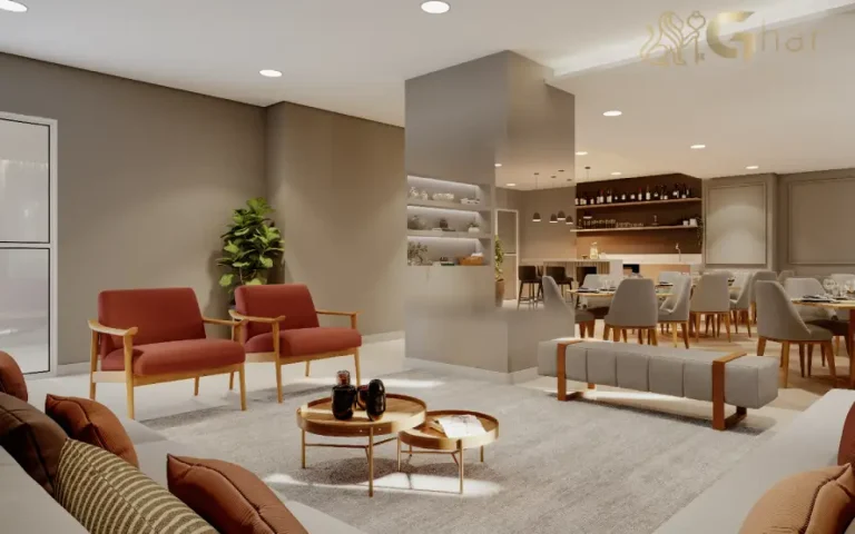 Salão de festas do Cury Square Panamby Residencial Itapaiúna no Panamby