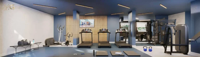 Academia fitness do condomínio Dez Belenzinho no Belém São Paulo