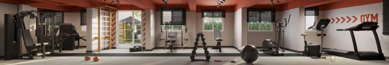 Academia fitness do condomínio Dez Butantã com equipamentos modernos no bairro do Butantã em São Paulo