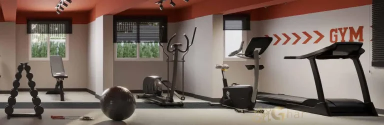 Espaço de academia do Dez Butantã com estrutura completa para exercícios físicos