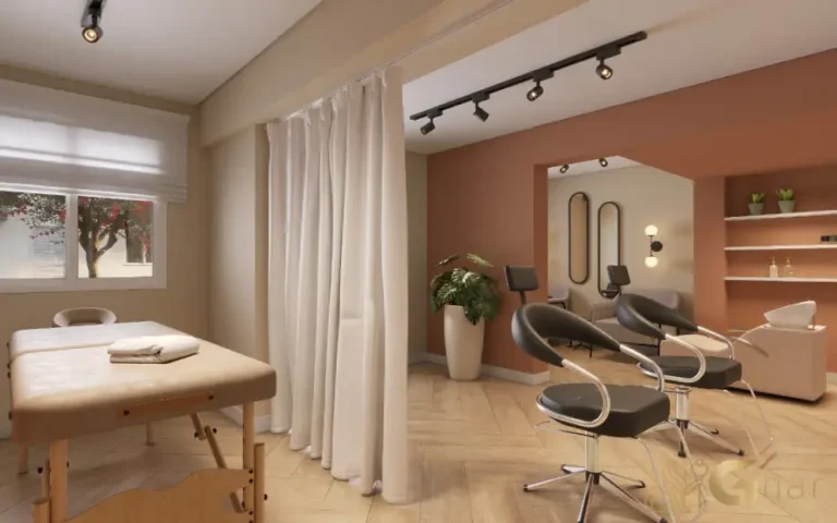 Espaço beleza do condomínio Dez Butantã para cuidados pessoais