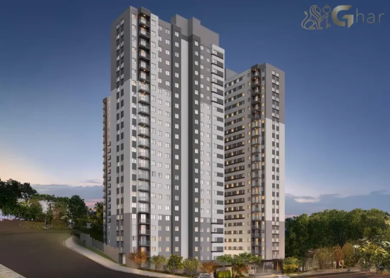 Fachada do condomínio Dez Butantã com arquitetura moderna em São Paulo