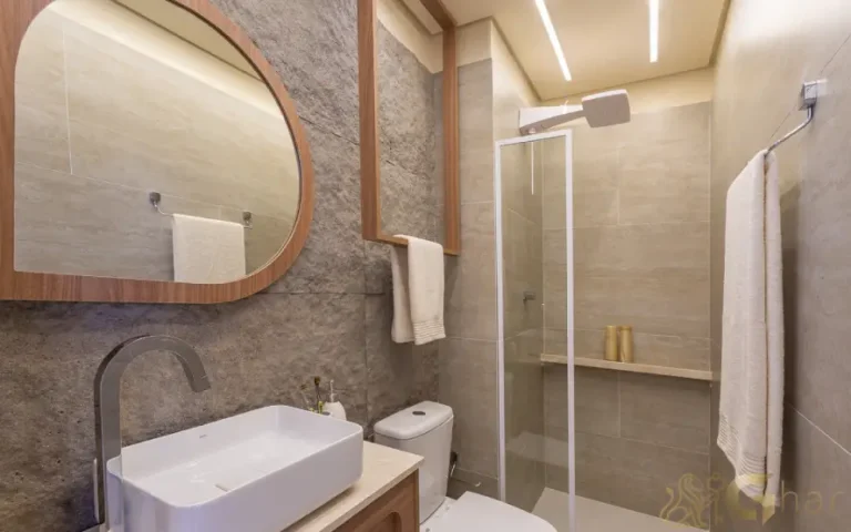 Banheiro do apartamento decorado Dez Limão no Limão SP