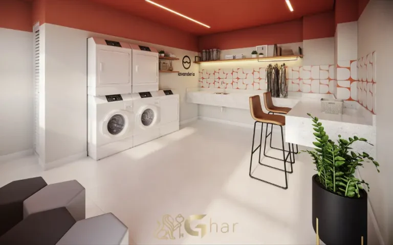 Lavanderia compartilhada do condomínio Dez Limão no Limão São Paulo