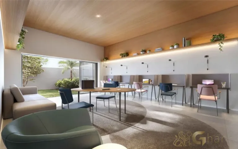 Coworking do condomínio Flow by Gafisa na Consolação em São Paulo