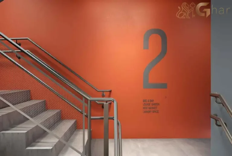 Escada interna do condomínio Flow by Gafisa na Consolação