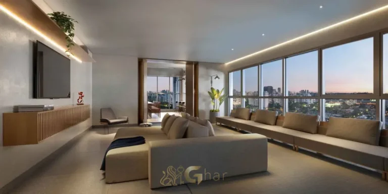 Lounge interno do condomínio Flow by Gafisa na Consolação