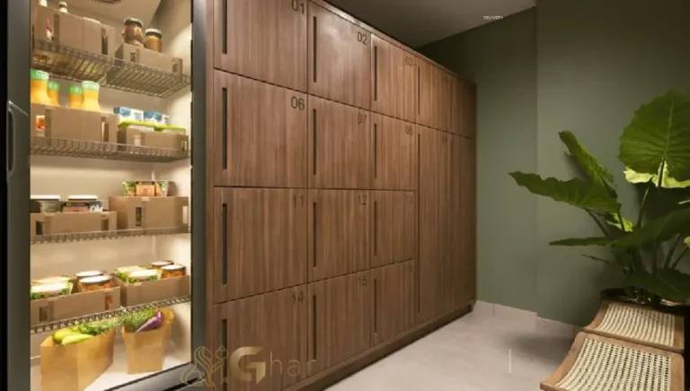 Espaço delivery do Galleria Santa Marina com praticidade no condomínio da Água Branca