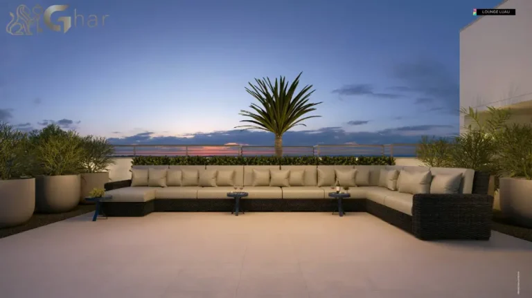 Lounge luau no rooftop do Galleria Santa Marina com vista e lazer na Água Branca