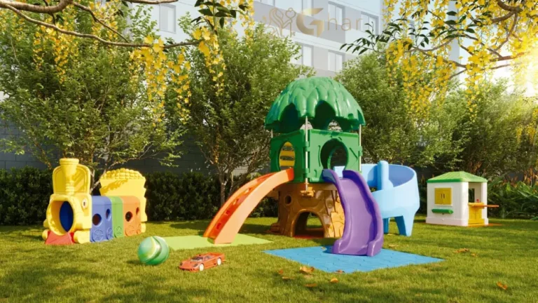 Playground do Galleria Santa Marina com área infantil no condomínio da Água Branca