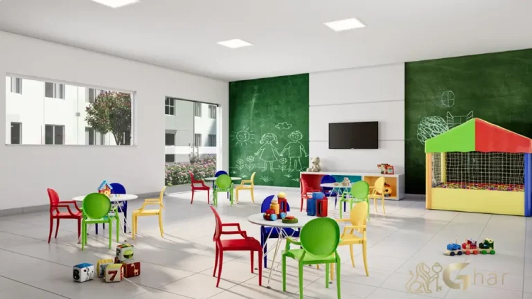 Brinquedoteca do condomínio Gran Arena Itaquera com espaço infantil planejado