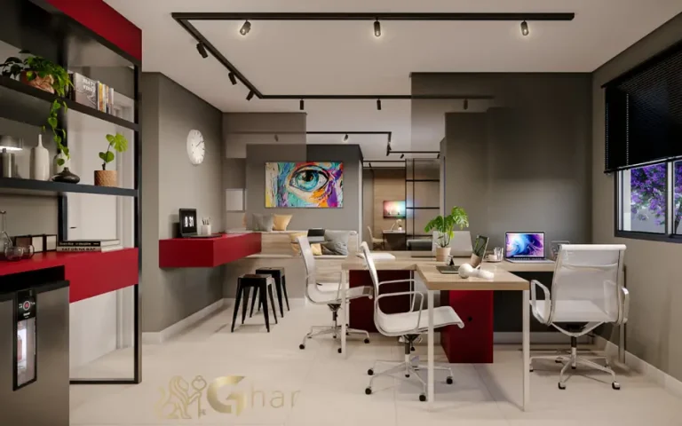 Espaço coworking do Guedala Park Premium em condomínio no Jardim Guedala SP