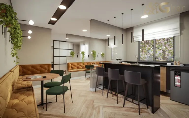 Lounge festas do condomínio Guedala Park Premium no Jardim Guedala SP