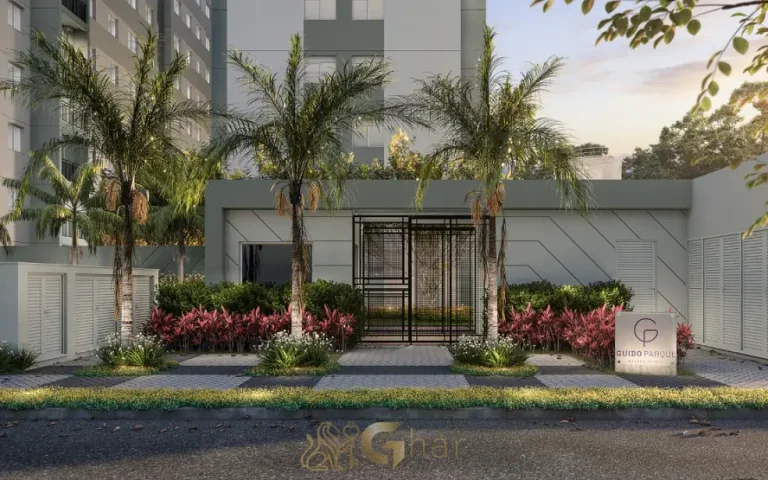 Portaria do condomínio Guido Parque Nações Unidas em Santo Amaro