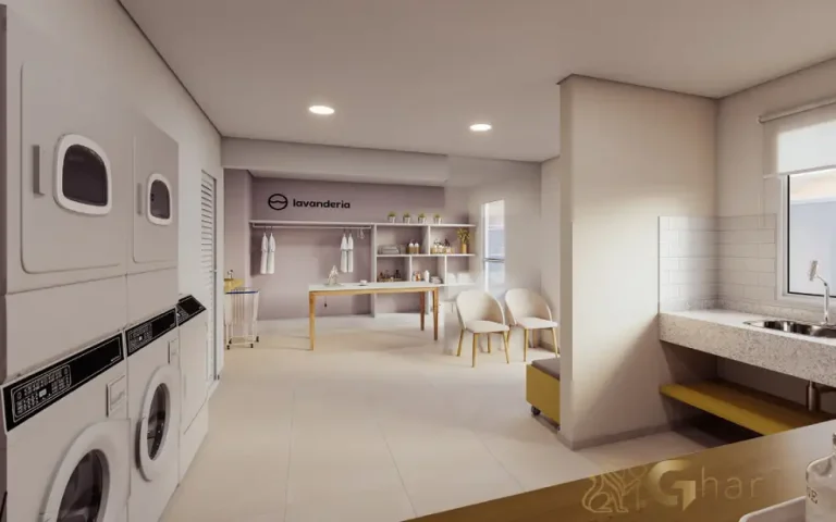 Lavanderia compartilhada do Guido Parque Nações Unidas em Santo Amaro