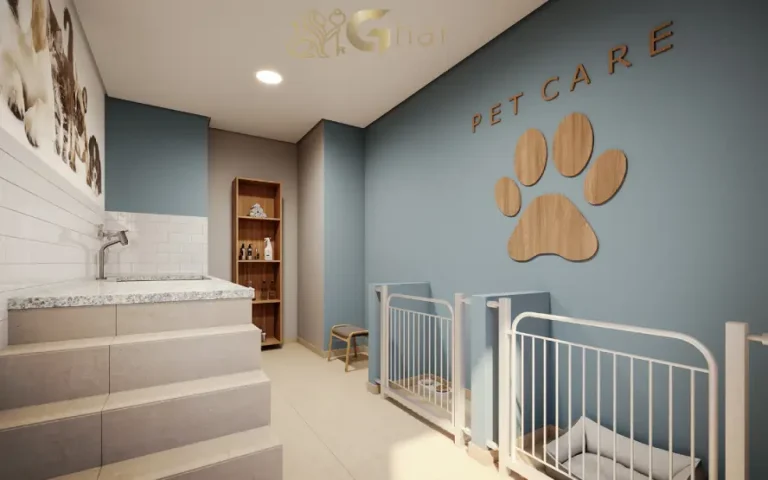 Pet care do condomínio Guido Parque Nações Unidas em Santo Amaro