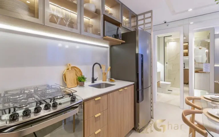 Apartamento decorado com cozinha aberta no Guido Parque Santo Amaro em Santo Amaro SP