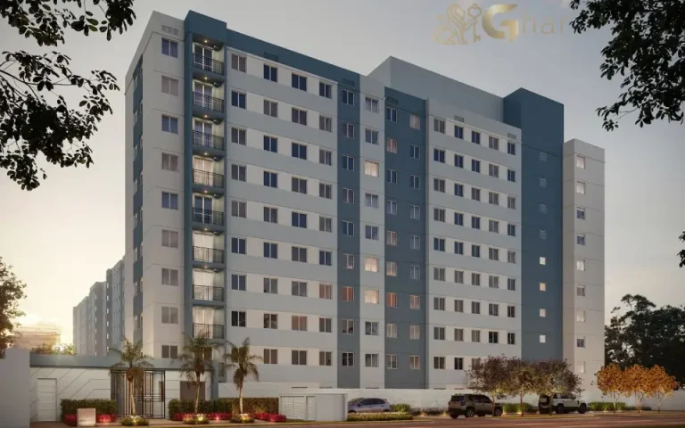 Fachada do condomínio Guido Parque Santo Amaro em Santo Amaro São Paulo