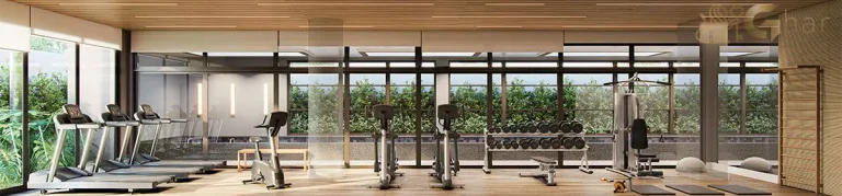 Academia fitness do Ibirapuera Park Houses em Moema