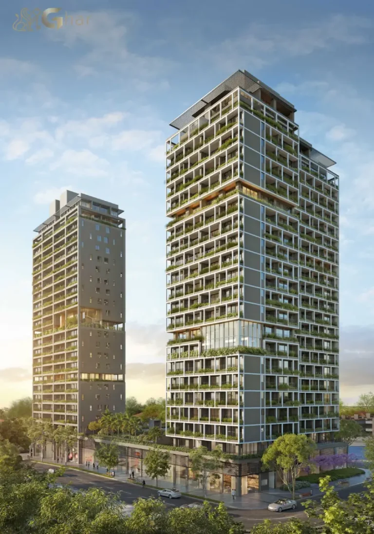 Fachada diurna do Invert Campo Belo com arquitetura moderna no Campo Belo