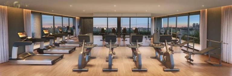 : Academia e área fitness do Invert Campo Belo com equipamentos modernos