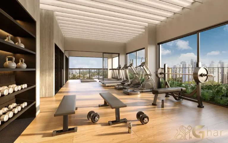 Academia equipada do Invert Campo Belo Studios no Campo Belo, condomínio com fitness moderno na Zona Sul de São Paulo