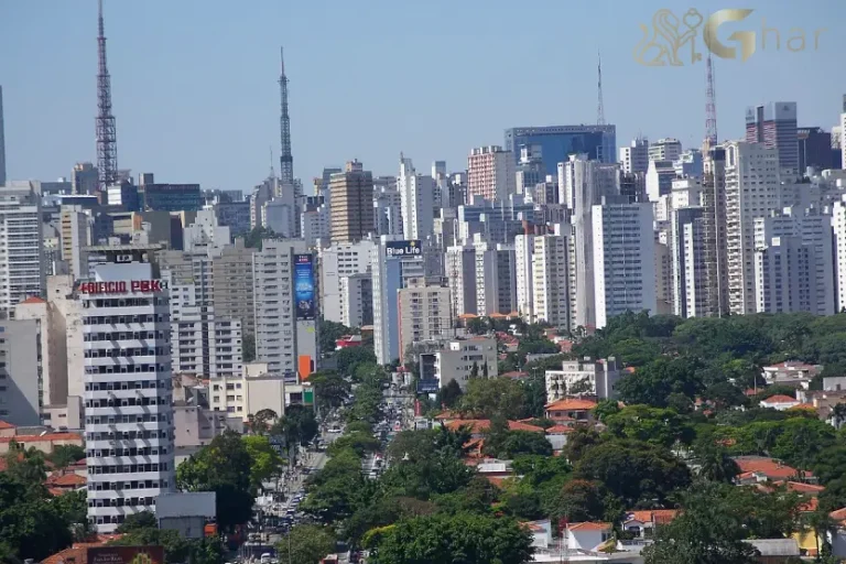Vista aérea do bairro Jardim Paulista na Zona Oeste de São Paulo