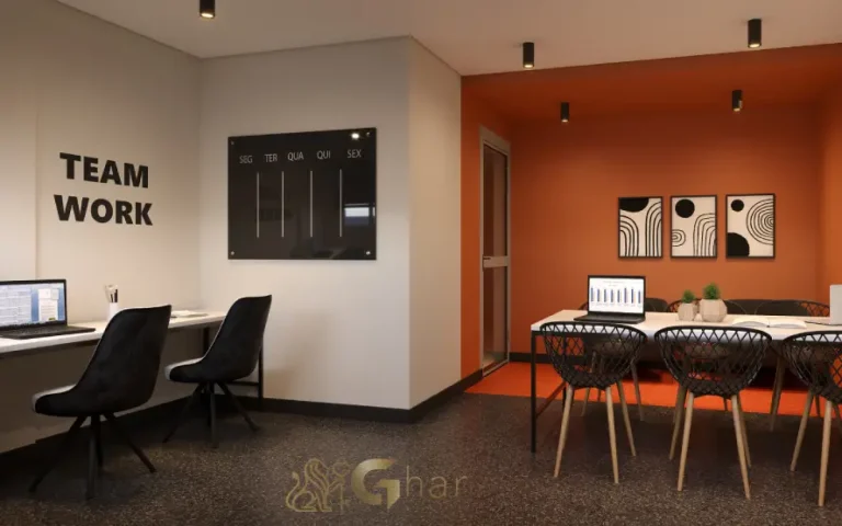 Espaço coworking no condomínio Like Campo Limpo para trabalho e estudos