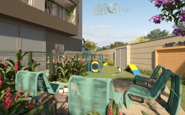 Pet place do Like Campo Limpo com área externa para animais de estimação