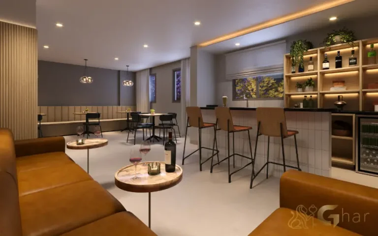 Salão de festas do condomínio Like Campo Limpo para confraternizações