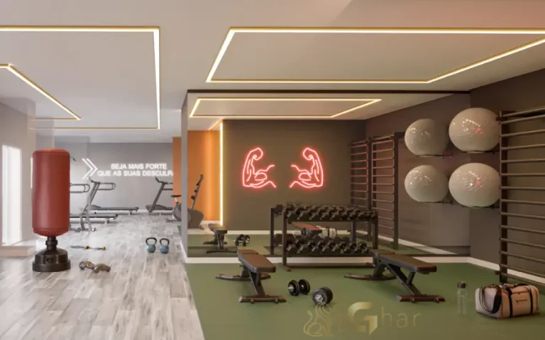 Academia fitness do condomínio Live Campo Limpo