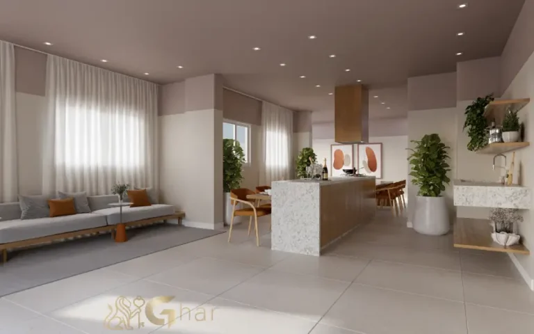 Espaço gourmet do condomínio Live Campo Limpo