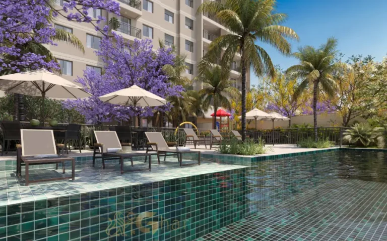 Piscina do condomínio Lyne Campo Limpo no Campo Limpo SP