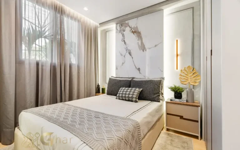 Quarto De Casal Do Apartamento Decorado Máximo Vila Mascote Em São Paulo