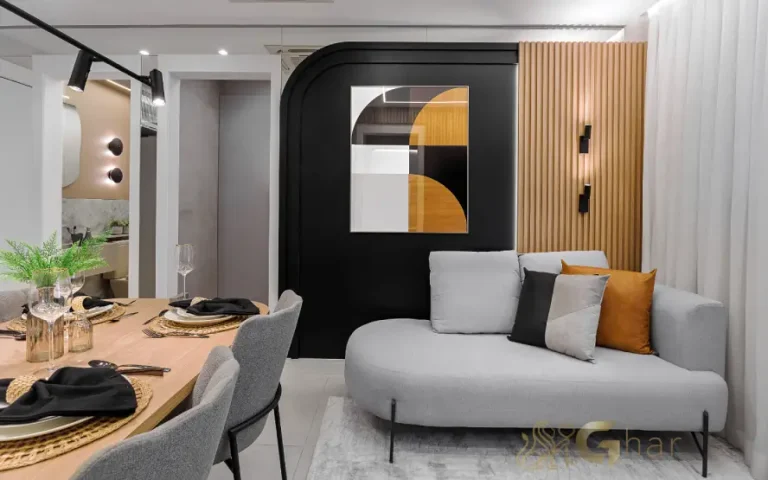Apartamento decorado do Mérito Barra Funda com sala de estar e jantar integradas