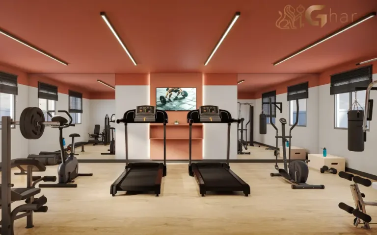 Academia fitness do Mérito Barra Funda equipada para treinos e bem-estar dos moradores