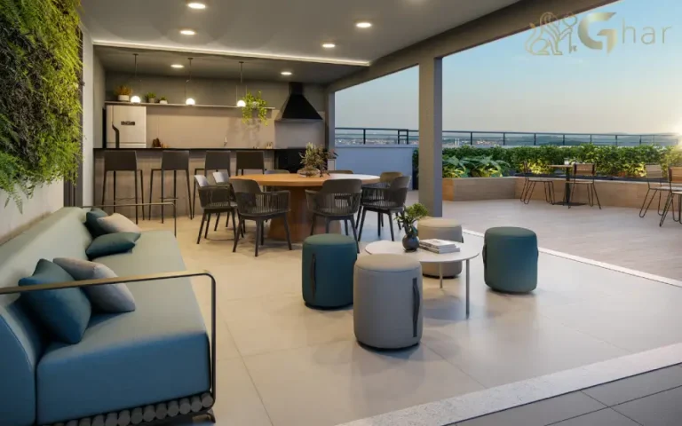 Churrasqueira do Mérito Barra Funda em área de lazer completa do condomínio