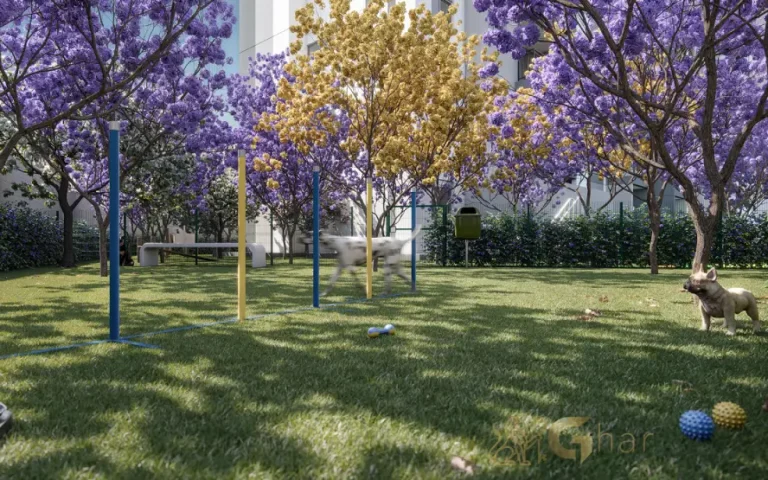 Pet place do condomínio Mérito Barra Funda com espaço dedicado para animais de estimação