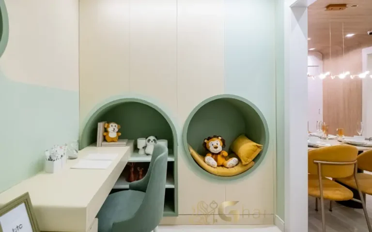 Quarto infantil do apartamento decorado no Mérito Belenzinho no Belém