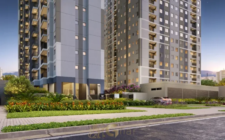 Portaria e acesso do condomínio Mérito Belenzinho no Belém São Paulo