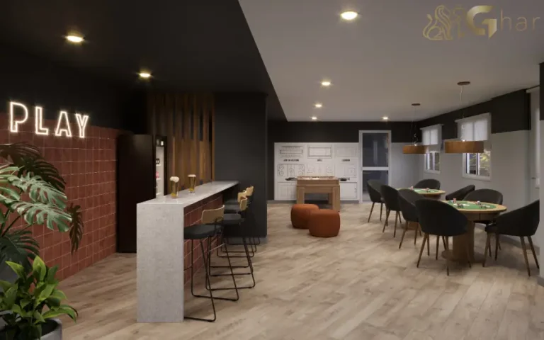 Salão de jogos do condomínio Mérito Belenzinho no Belém