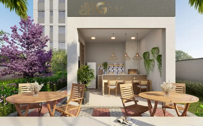 Churrasqueira do condomínio Mérito João Dias em Santo Amaro São Paulo