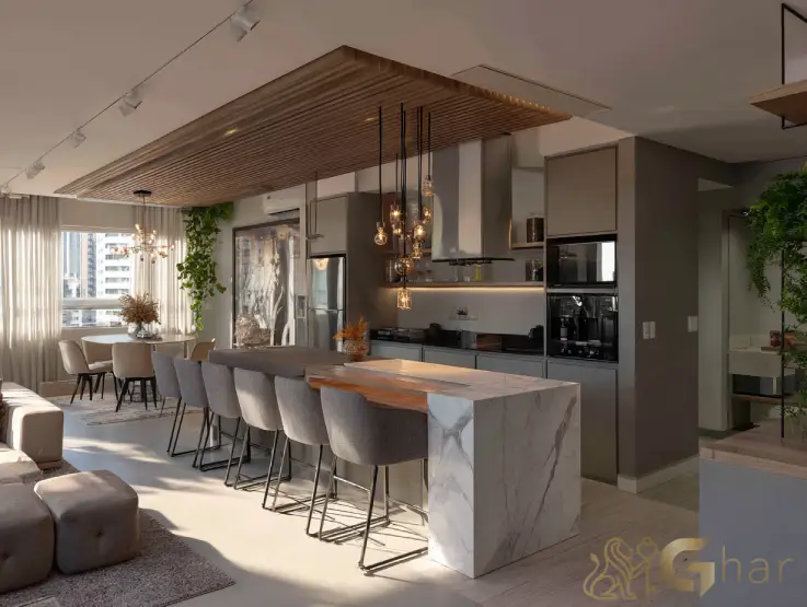 Apartamento Decorado Do Mérito Lapa Com Sala De Estar Jantar E Cozinha Integradas