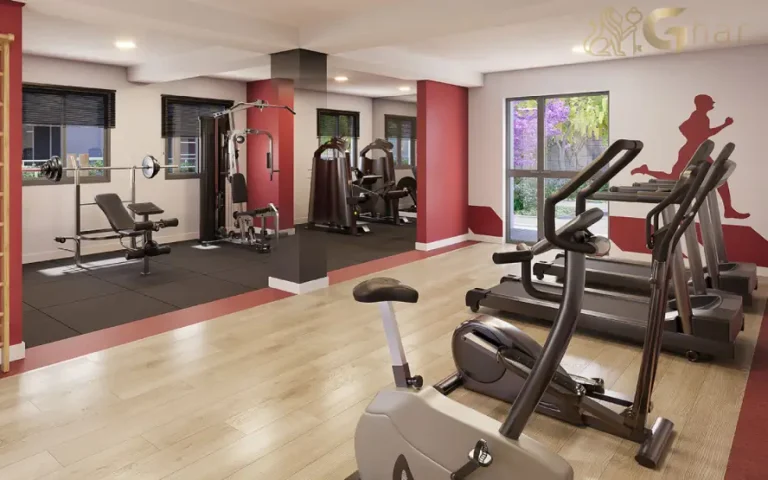 Academia fitness do condomínio Mérito Santo Amaro em São Paulo