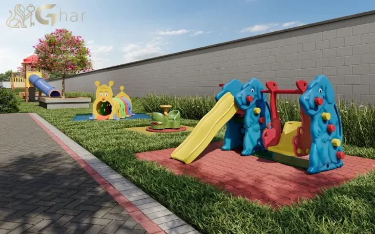 Playground infantil do condomínio Mérito Santo Amaro em São Paulo