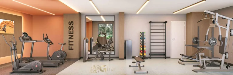 Academia fitness do condomínio Mérito Vila Mascote na Vila Mascote, Zona Sul de São Paulo