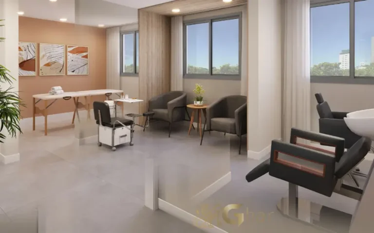 Espaço beleza do condomínio Mérito Vila Mascote na Zona Sul de São Paulo