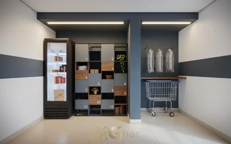 Espaço delivery do condomínio Mirae Bom Retiro para recebimento de encomendas